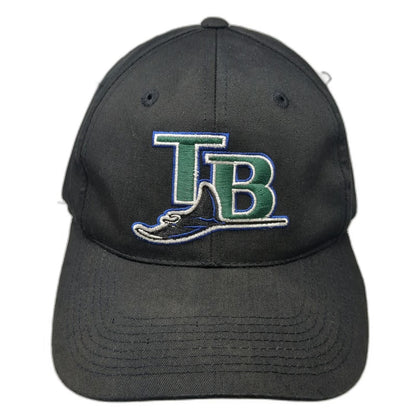 Outdoor Cap Tampa Bay Devil Rays MLB Snapback Hat Black One Size Gray Underbrim