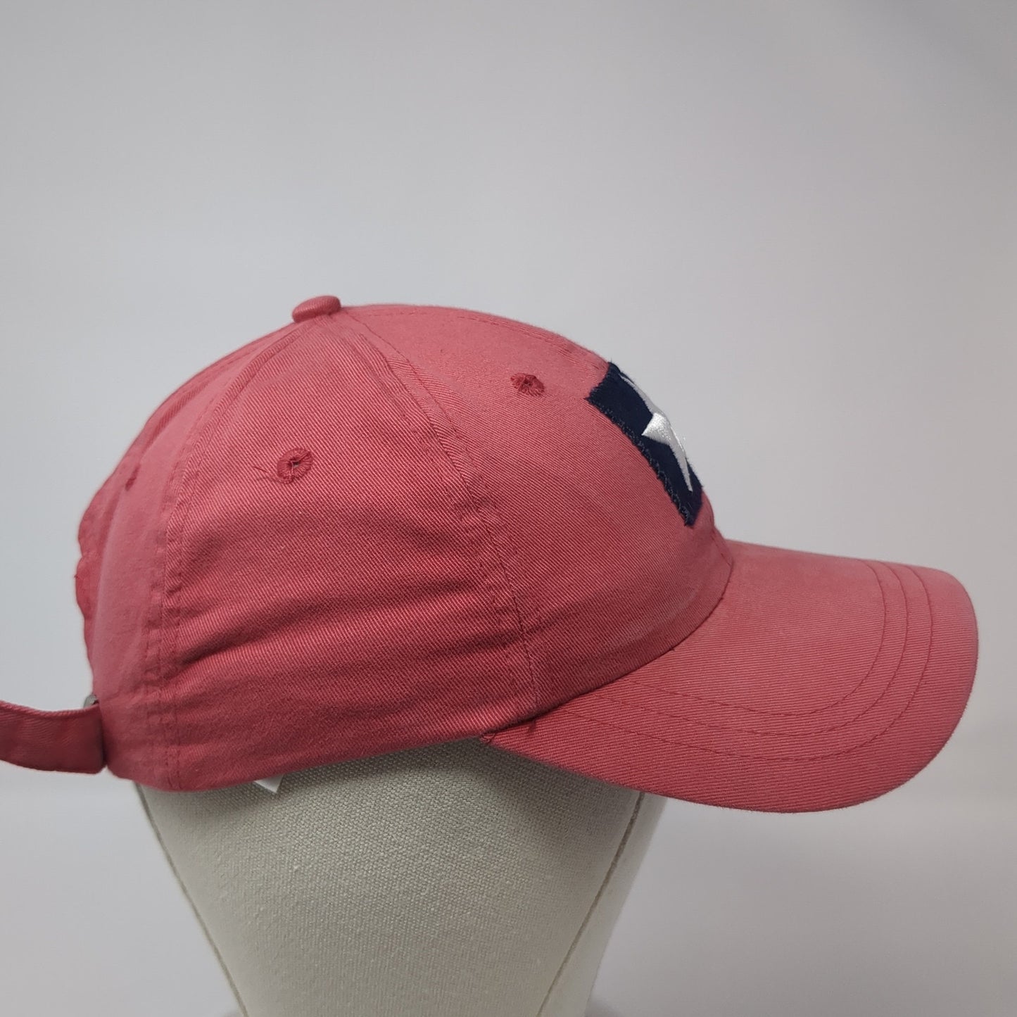 Star Patch Slideback Hat Red One Size Adjustable 6 Panel Xhilaration