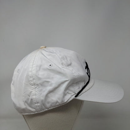 Bad Snapback Rope Hat White One Size Embroidered Solid Adjustable