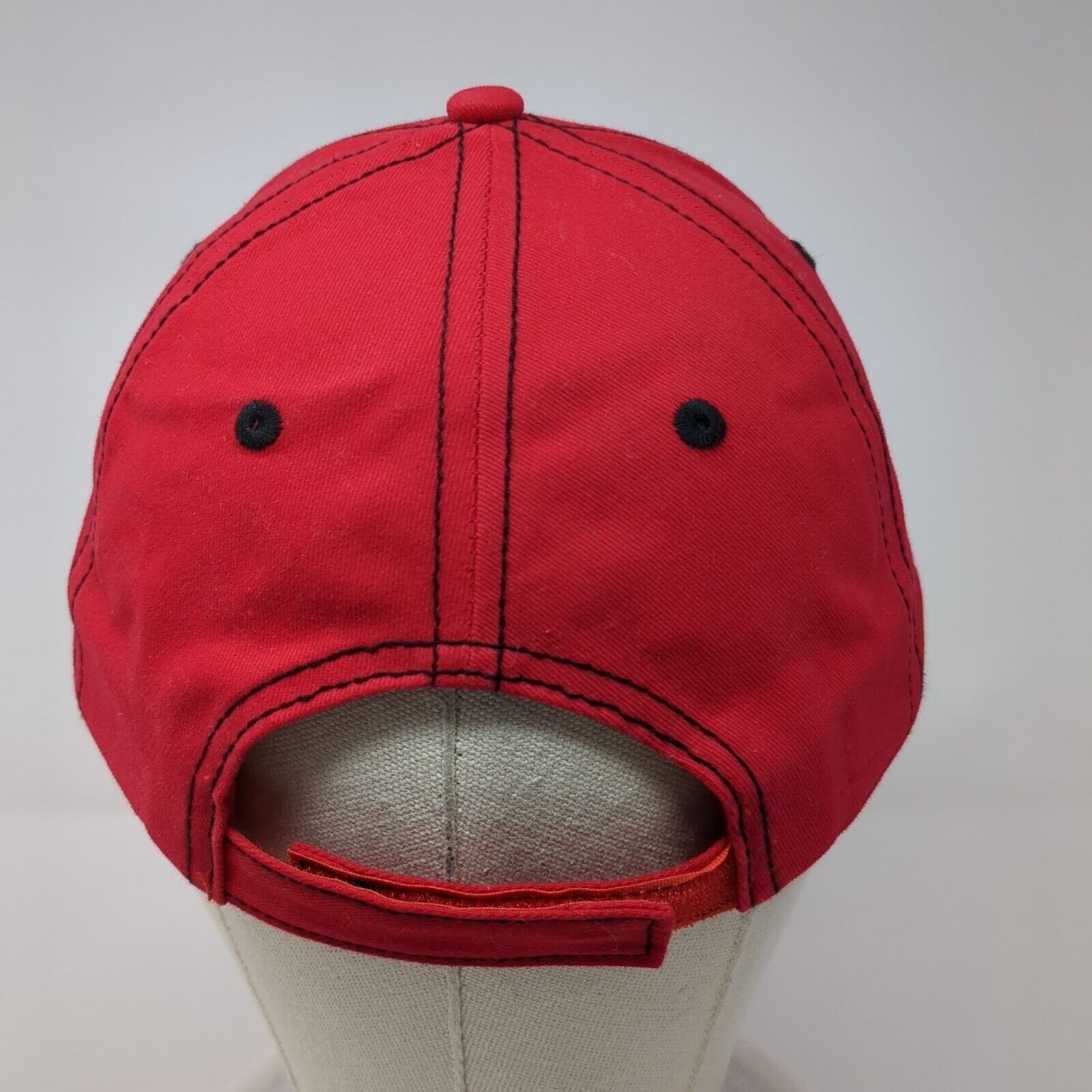 Western Trailers 1969-2019 Strapback Hat Red One Size Adjustable Embroidered