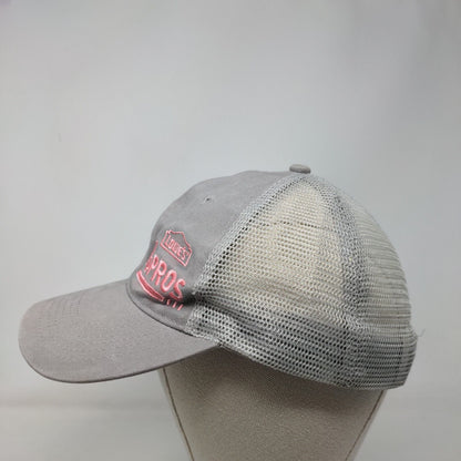 Lowe's 4Pros Snapback Mesh Back Trucker Hat Gray One Size Embroidered