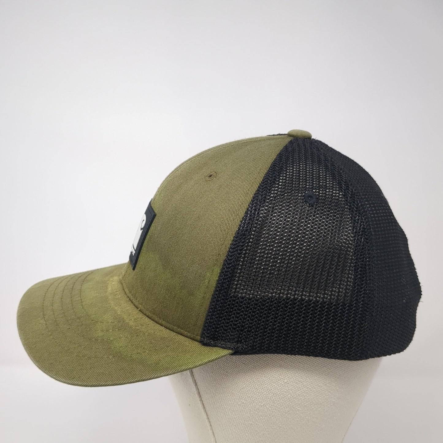 Carhartt Snapback Trucker Hat Green One Size Mesh Back Colorblock