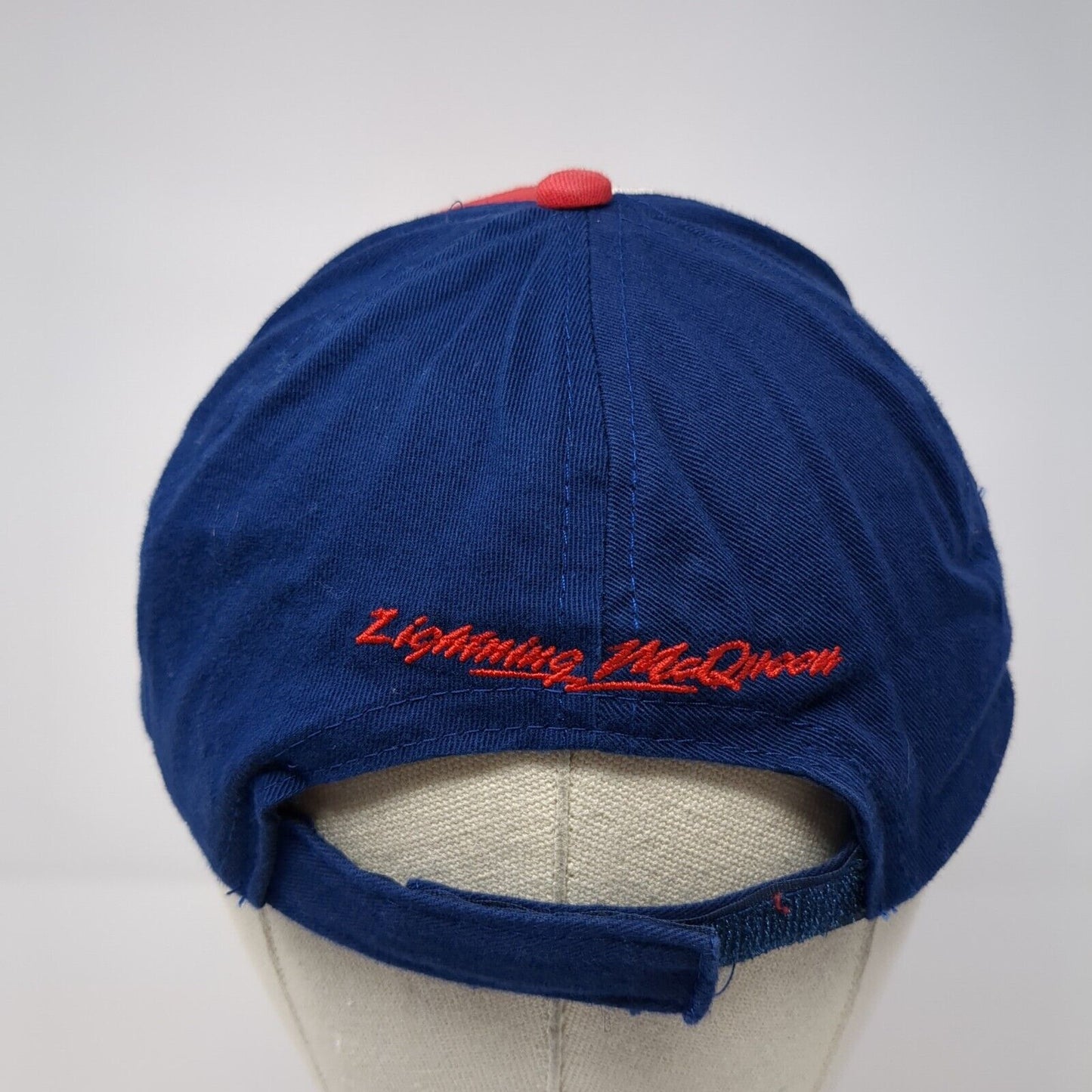 Lightning McQueen Strapback Hat Multicolor One Size Disney Pixar Cars