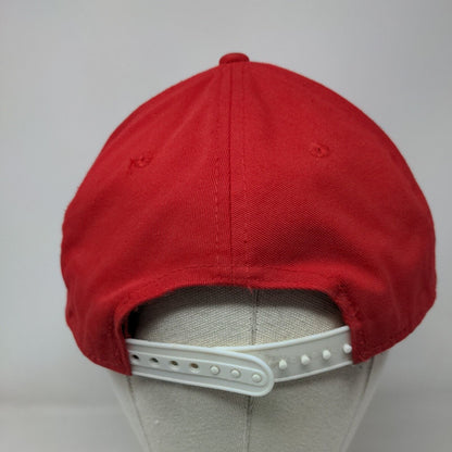 Coca-Cola Snapback Hat Red One Size Adjustable Embroidered Vent Holes