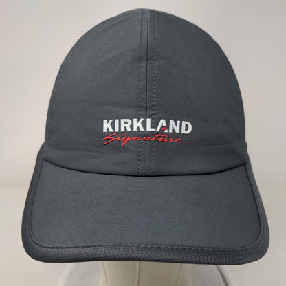 Kirkland Signature Strapback Hat Gray One Size Adjustable Breathable