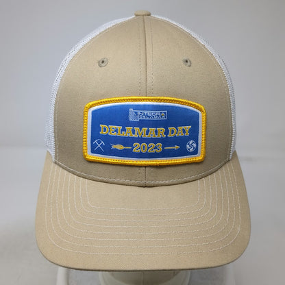 Richardson Trucker Hat Beige White One Size Delamar Day 2023 Rockhouse Coffee