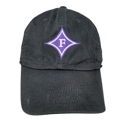 Furman Slideback Hat Black OSFM Embroidered Nike Heritage86 Dri-Fit