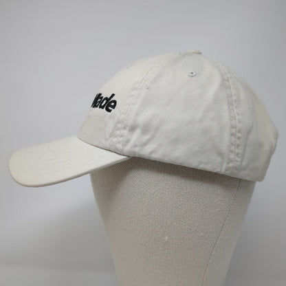 TaylorMade Baseball Cap Beige One Size Adjustable Slideback Cotton Golf Hat
