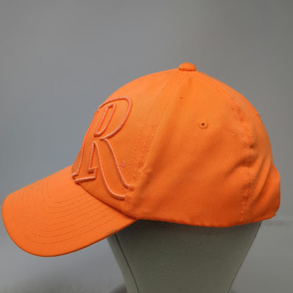 Remington Baseball Cap Orange One Size Blaze Hunting Raised Logo Field Hat Strap