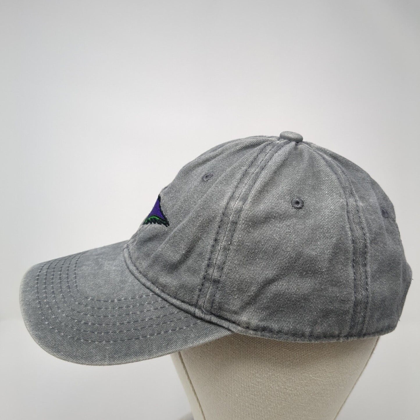 Kings Crown Organic Farm Slideback Hat Gray One Size Adjustable 6 Panel