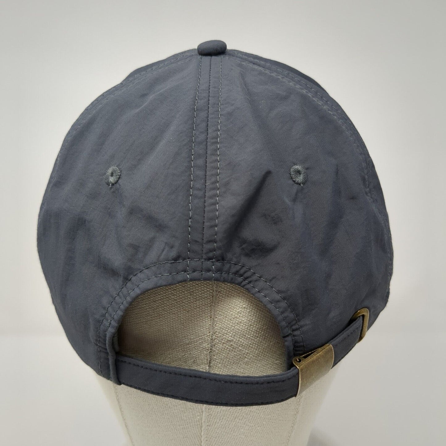 Unbranded Slideback Hat Gray 62cm Adjustable Solid Blank 6 Panel