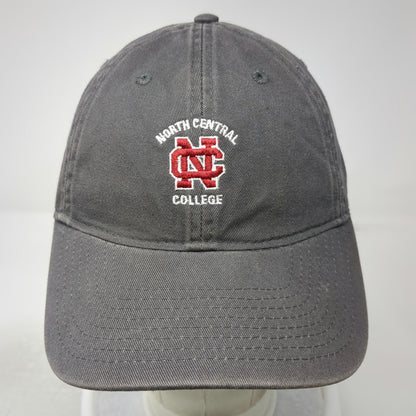 Legacy North Central College NCAA Gray Baseball Cap OSFM Interlocking Logo Hat