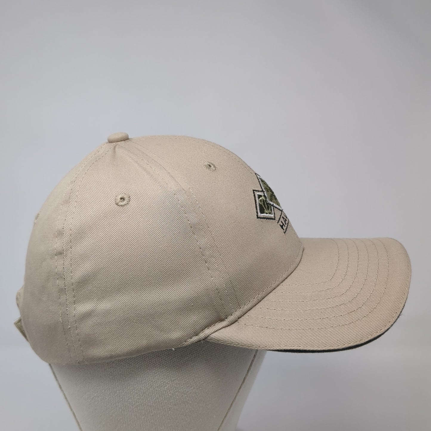Hawaii Strapback Baseball Cap Brown One Size Adjustable Embroidered 6 Panel