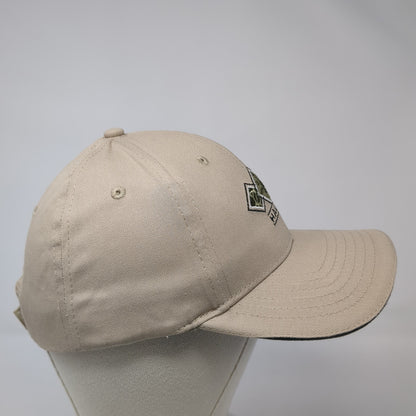 Hawaii Strapback Baseball Cap Brown One Size Adjustable Embroidered 6 Panel