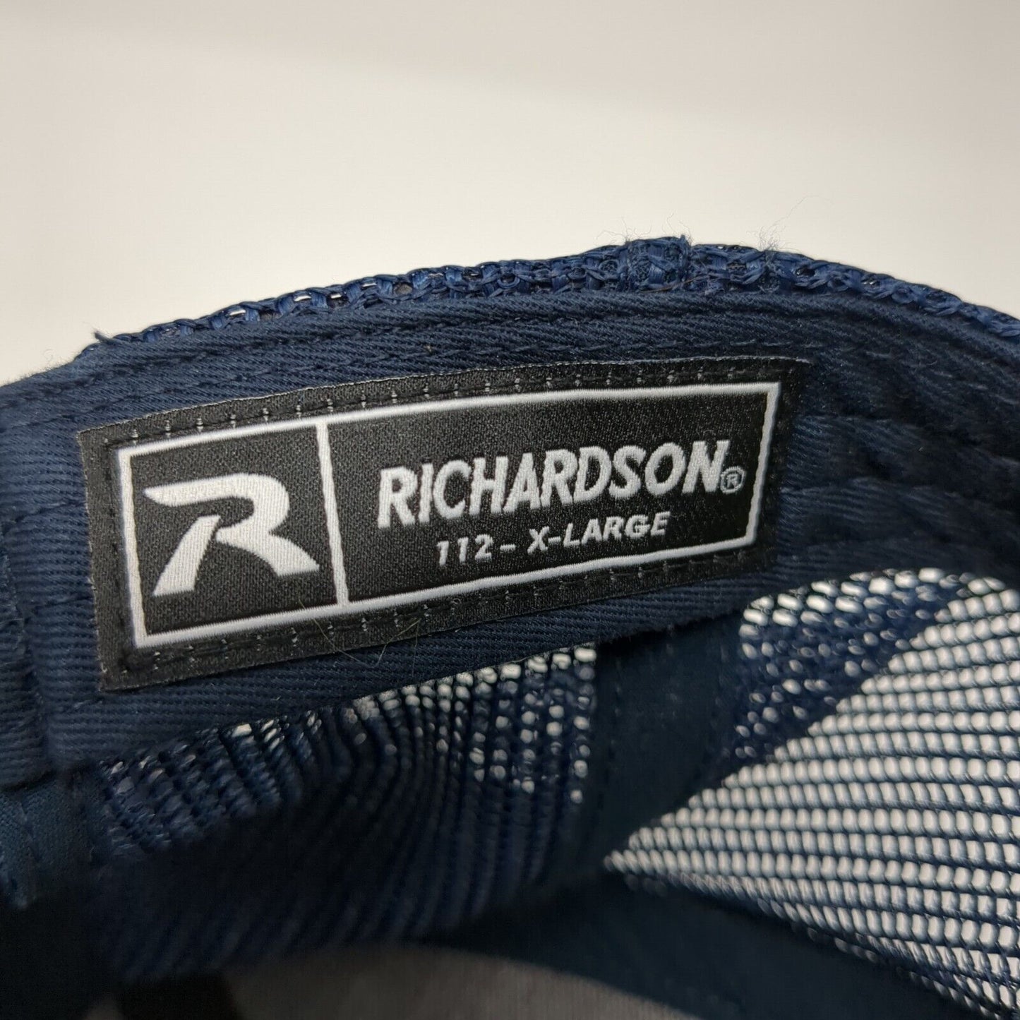 NFD Training Snapback Trucker Hat Blue One Size Mesh Back Embroidered