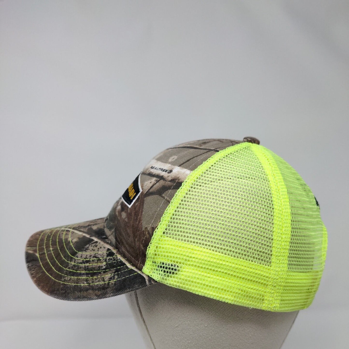 Core & Main Strapback Mesh Back Trucker Hat Camo One Size JM Eagle