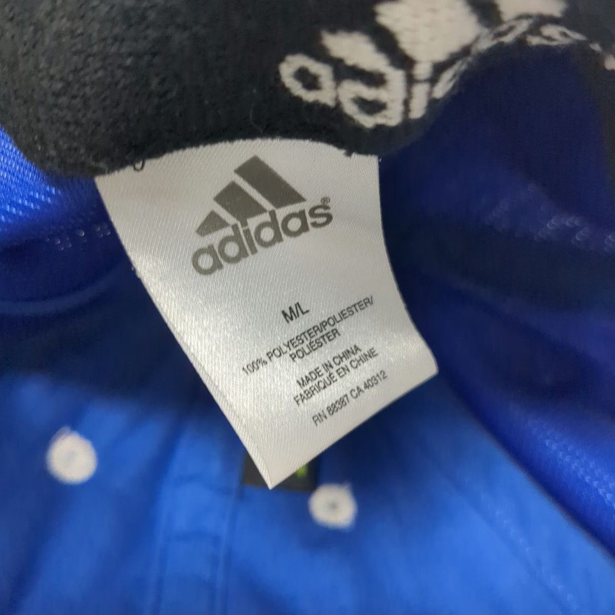 Chelsea Soccer-International Adidas Cap Blue White L A-Flex Three Stripes Hat