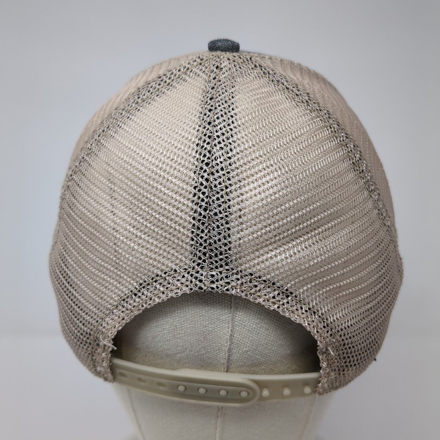 High Grade USA Costa Born On The Water Snapback Trucker Hat Gray OS Mesh Back