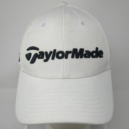 TaylorMade Baseball Cap White M Stealth TP5 A-Flex Golf Hat Mesh Performance