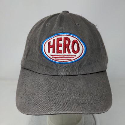 Hero Slideback Hat Gray One Size Embroidered I Am One Blood 6 Panel