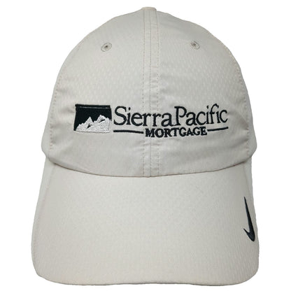 Nike Baseball Cap Beige Black One Size Sierra Pacific Mortgage Golf Hat Swoosh