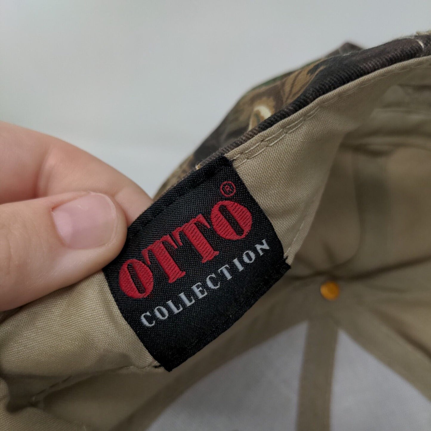 Alpha Machine And Repair Strapback Hat Multicolor OSFM Camo Trim Otto