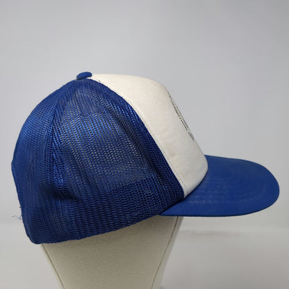 Trucker Hat Blue White 1987 Northwest Open Cribbage Tournament Skunk Vintage