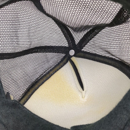 EV Snapback Trucker Hat Black OSFM Adjustable Mesh Back 6 Panel Rope Otto