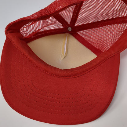 Ghost Riders Gun Fighters Oatman Arizona Snapback Trucker Hat Red OS Mesh Rope