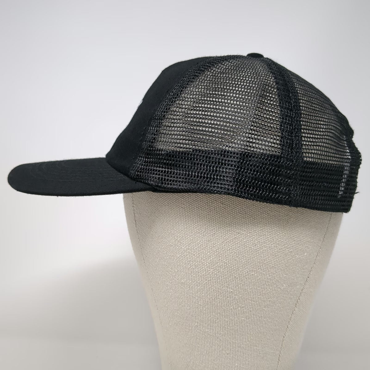 HitWear Hometown Bar B Que Trucker Hat Black One Size Snapback Mesh Owl Logo