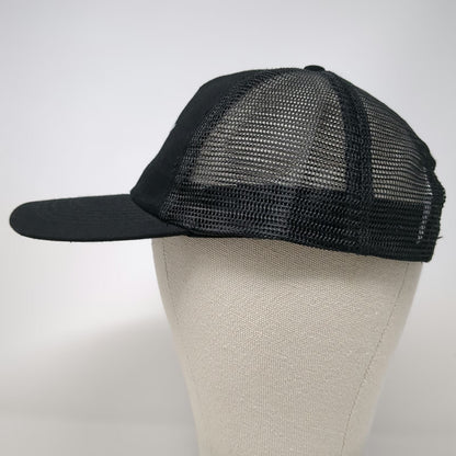 HitWear Hometown Bar B Que Trucker Hat Black One Size Snapback Mesh Owl Logo