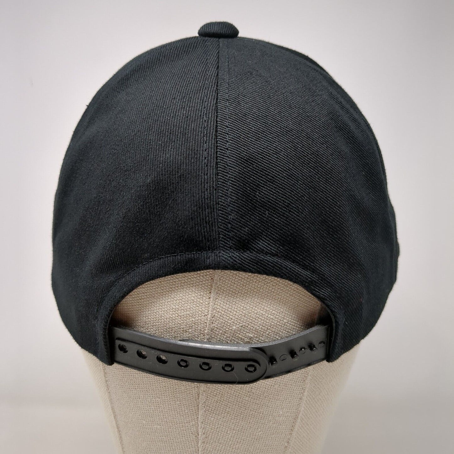 The Penguin Museum Snapback Hat Black OSFA Adjustable Embroidered Cotton