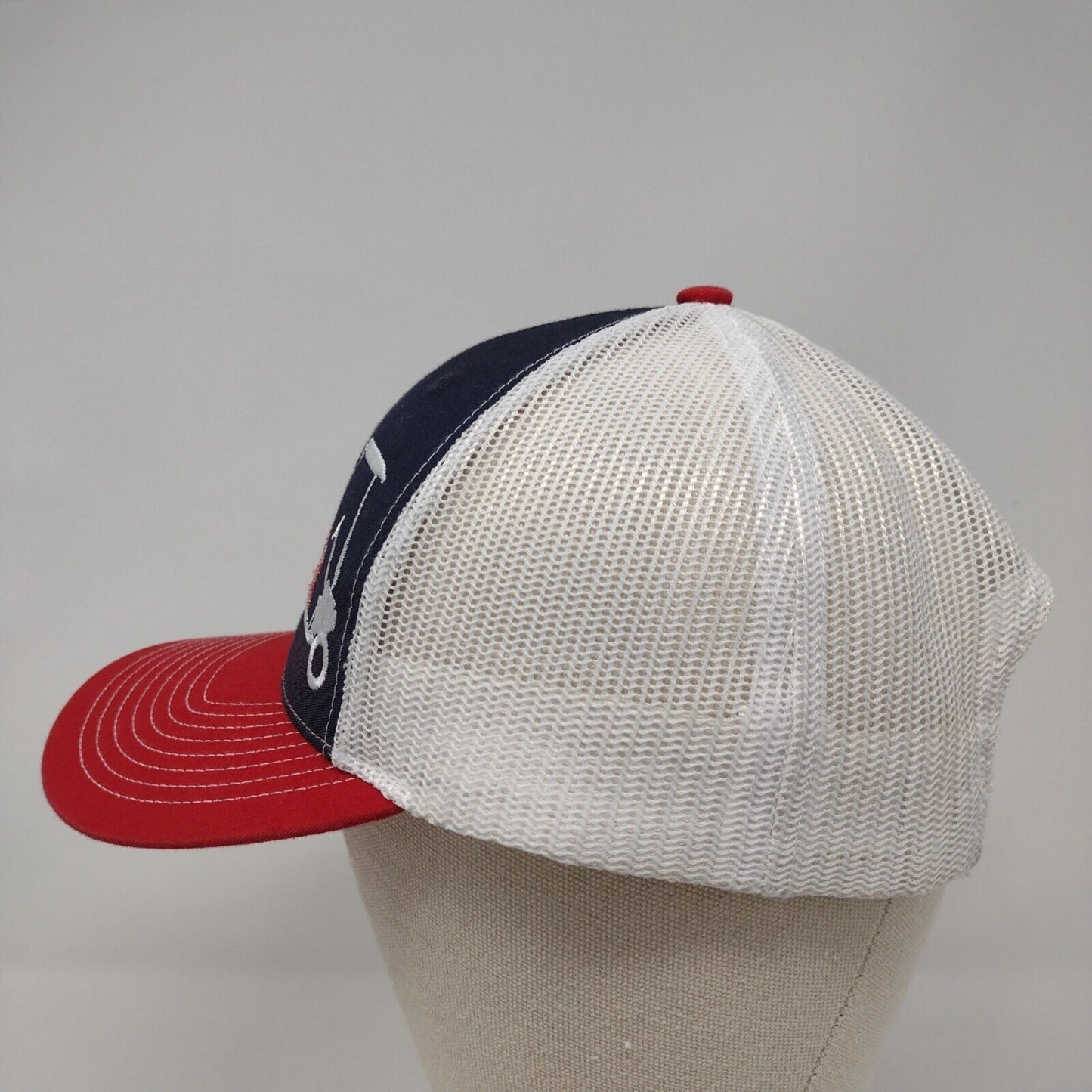Golf Cart Snapback Trucker Hat Multicolor OSFA Mesh Back Richardson