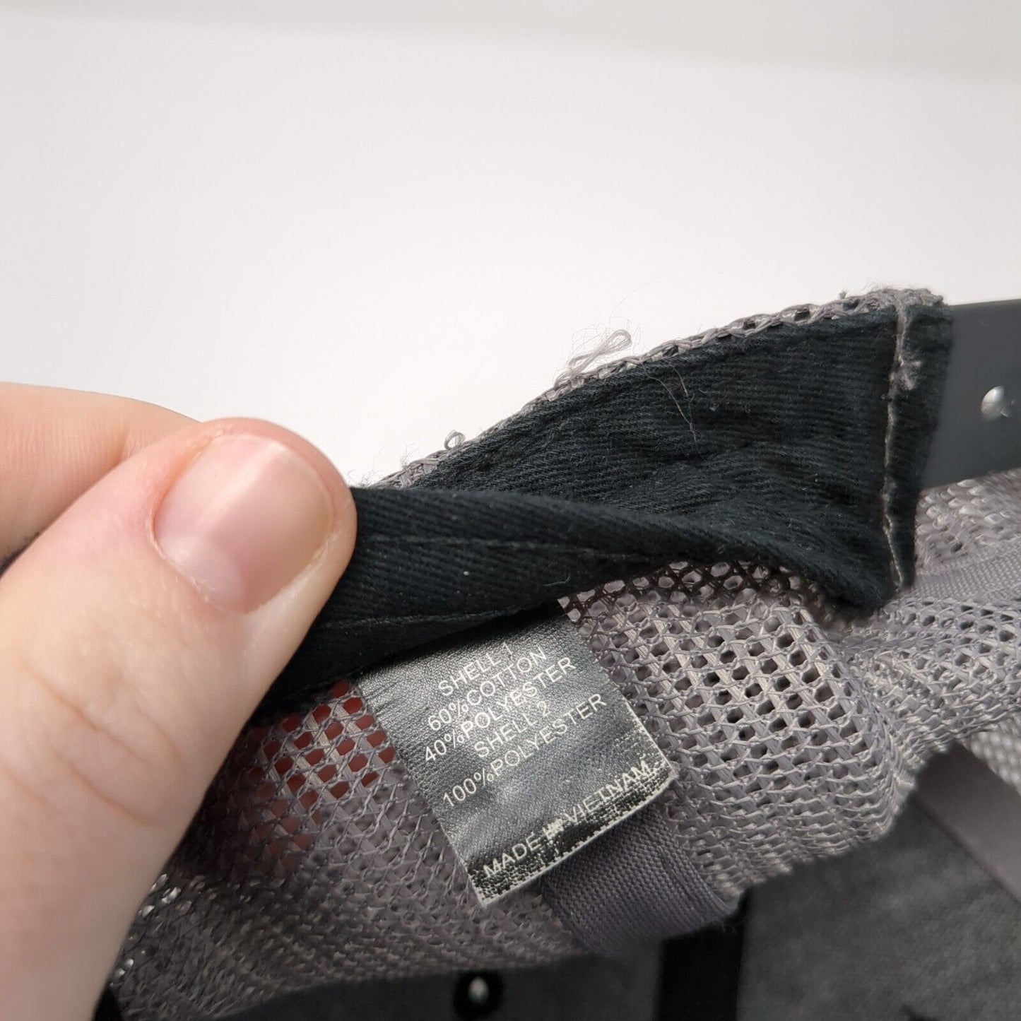 Kershaw Carb & Gutter Snapback Trucker Hat Gray OS Adjustable Mesh Richardson