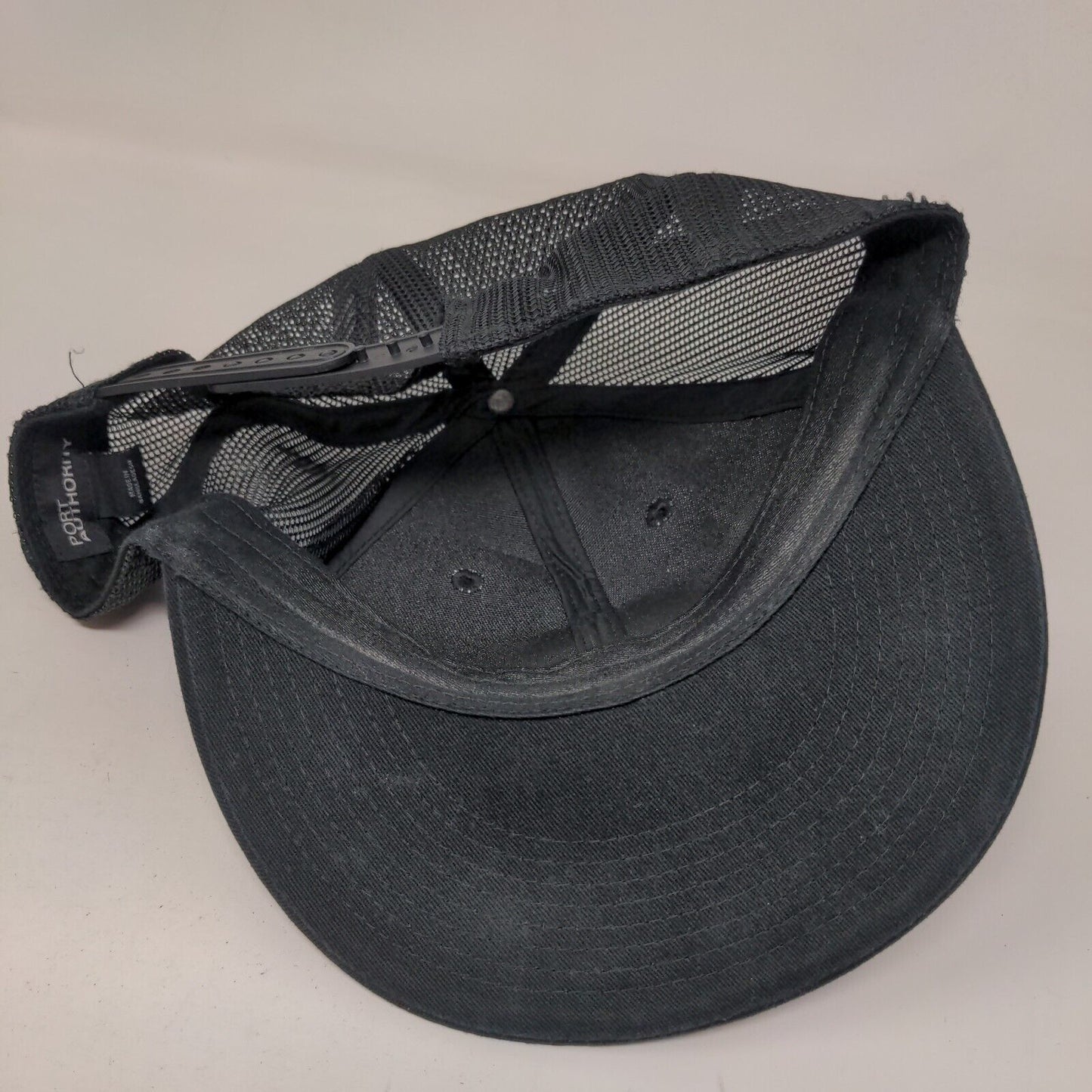 The Overflow Worship Band Snapback Trucker Hat Black One Size Mesh Back