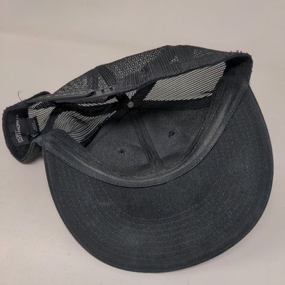 The Overflow Worship Band Snapback Trucker Hat Black One Size Mesh Back