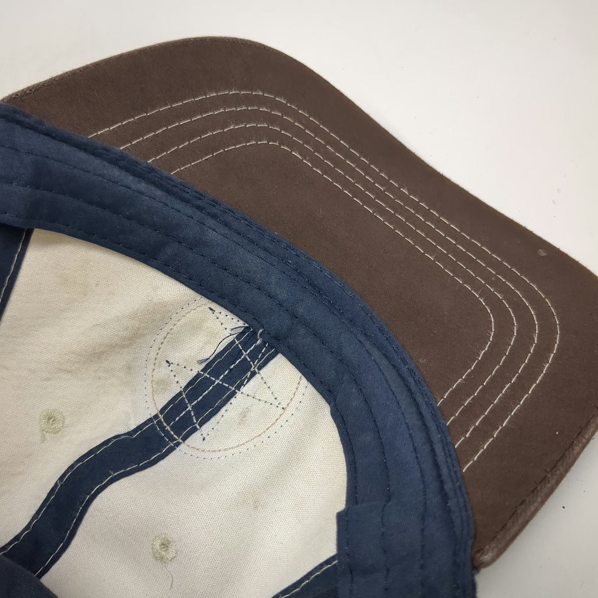 Infinity Headwear Baseball Cap Blue Beige Brown OSFM Chevrolet Parts Logo Hat