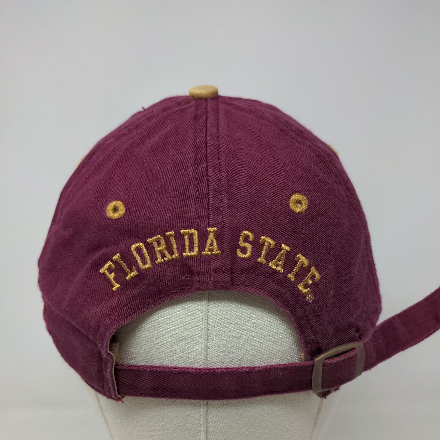 Florida State Men's Slideback Hat Red Burgundy OSFA Embroidered Official NCAA