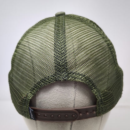 Smith Trucker Hat Green Camo One Size Mesh Back Snapback Patch Logo Graphic