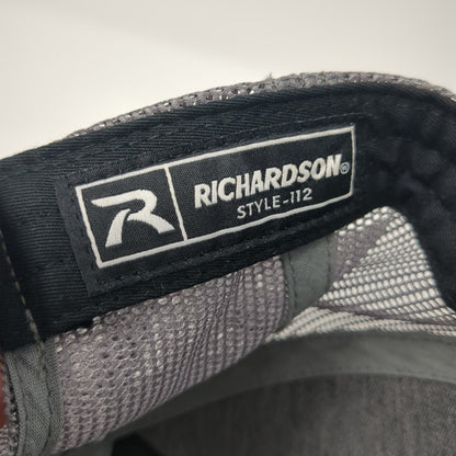 RS Electric Snapback Trucker Hat Black One Size Mesh Back Richardson