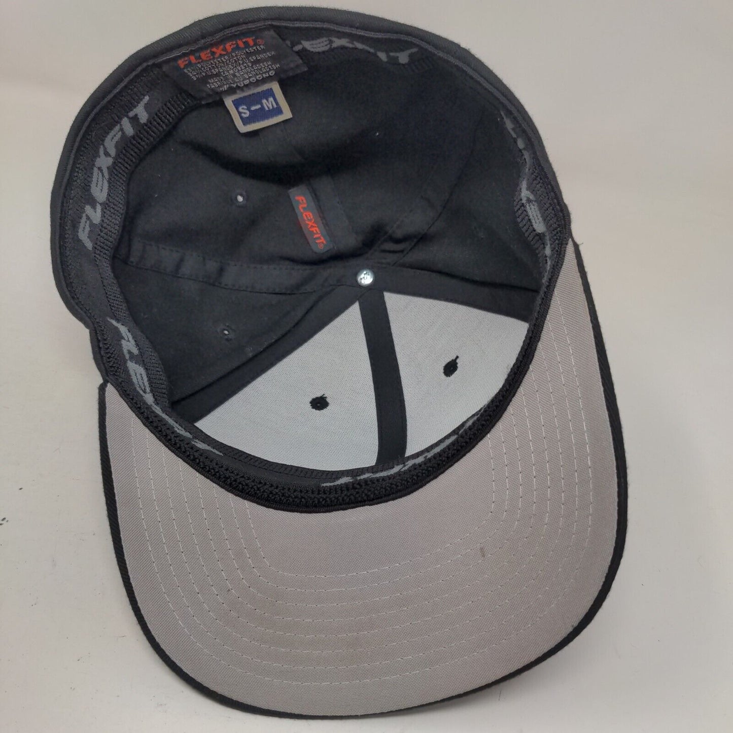 CAE Fitted Hat Black Small-Medium Embroidered 6 Panel Flexfit Yupoong