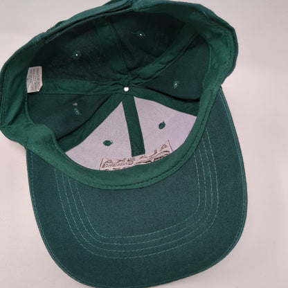 Alaska Established 1959 Strapback Hat Green One Size Adjustable 6 Panel