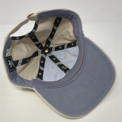 Adidas Trefoil Slideback Hat Tan One Size Adjustable Embroidered Logo