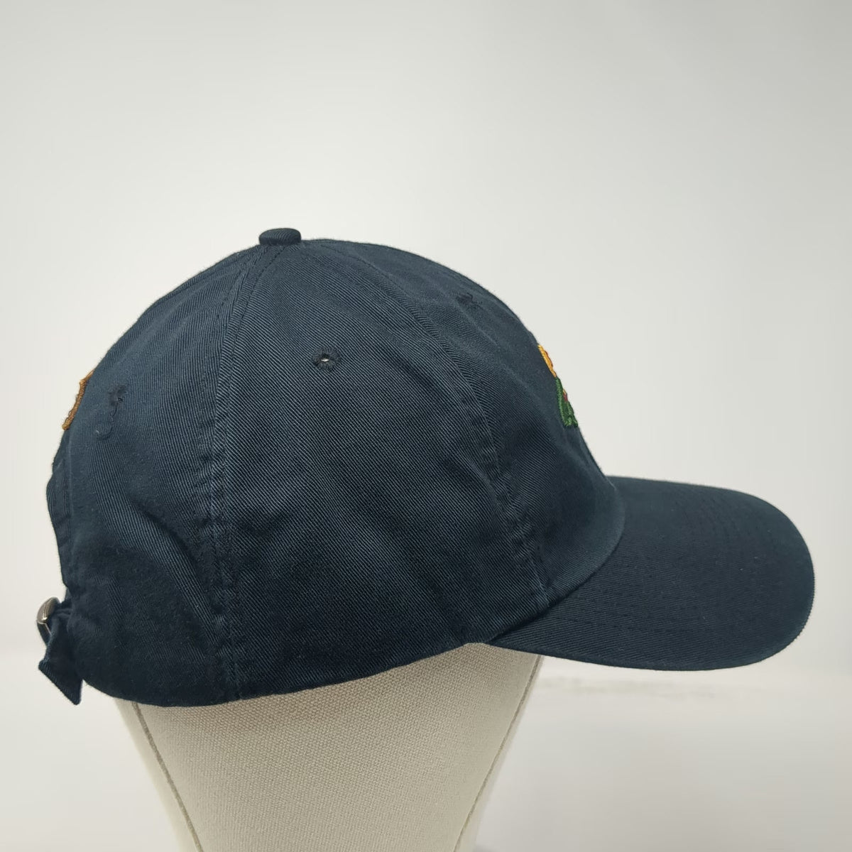 Greg Norman Baseball Cap Blue One Size Multi-Color Shark Logo Slideback Hat