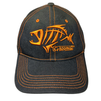 G.Loomis Baseball Cap Black OS Fish Skeleton Fishing Contrast Stitching Hat