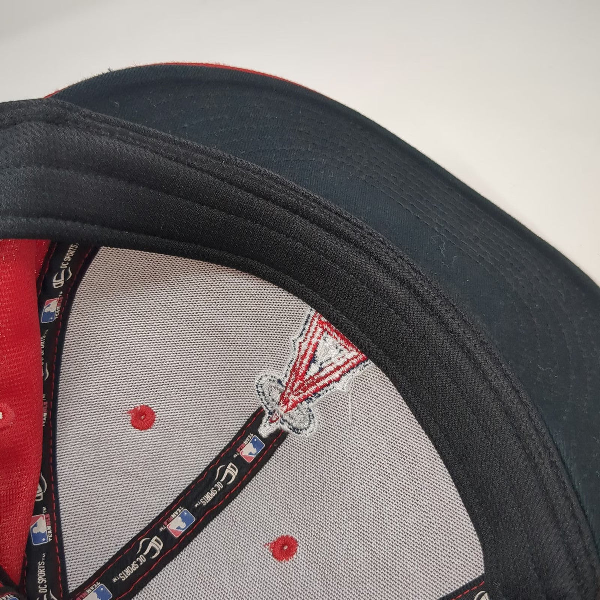 Los Angeles Angels MLB OC Sports Red One Size Baseball Cap Hat Curved Strapback
