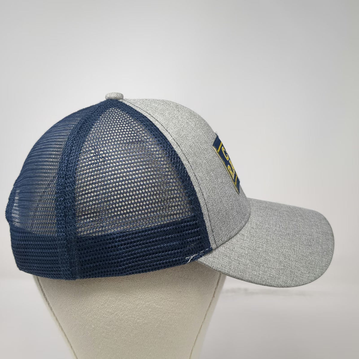 Gray Blue Trucker Hat One Size CAL Ranch Stores Mesh Snapback Patch Embroidery