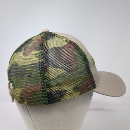 Sharp Ideas Baseball Cap Beige Camo One Size Actagro Mesh Back Strapback Hat