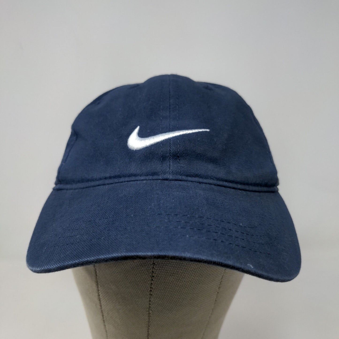 Nike Boy's Strapback Hat Blue Size 4-7 Embroidered Swoosh Logo Adjustable