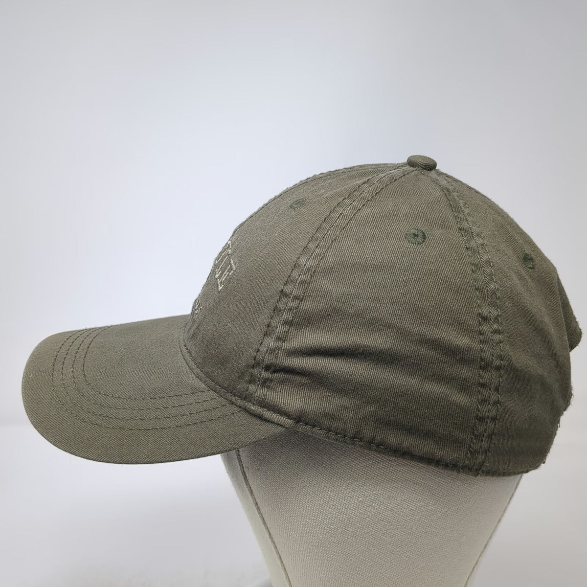 Prairie Mountain Seattle USA Baseball Cap Green White One Size Slideback Hat